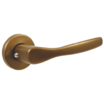 Maniglia Ginevra rosetta tonda d.50x8h foro chiave anodizzato varie finiture | Brialma